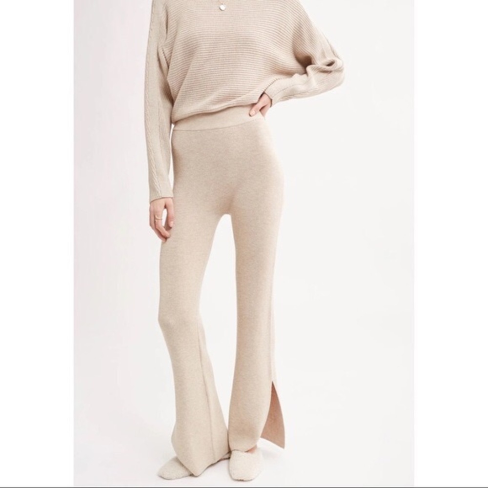 LE ORE Lodi Ribbed Knit Pants XS